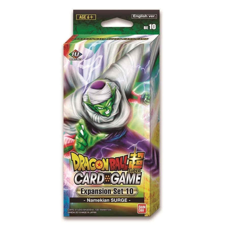 Dragon Ball Super Card Game Expansion Set #10 Namekian Surge DISPLAY