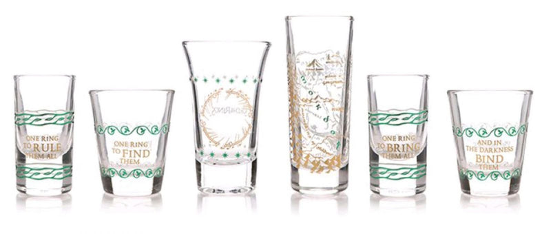 The Lord of the Rings - Glass Set of 6