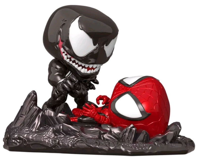 Spider-Man - Spider-Man vs Venom Metallic Comic Moment (US Exclusive) Pop! Vinyl Figure