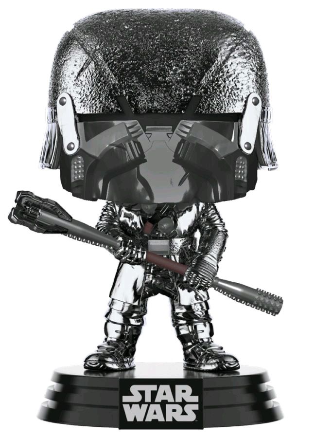 Star Wars: Rise of Skywalker - Knight of Ren War Club Hematite Chrome Pop! Vinyl Figure