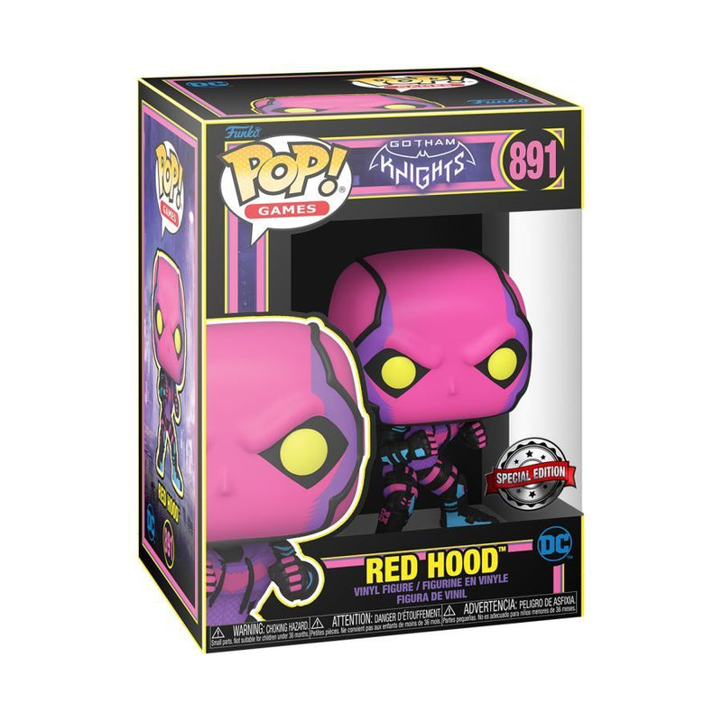 Gotham Knights - Red Hood Black Light (US Exclusive) Pop! Vinyl Figure