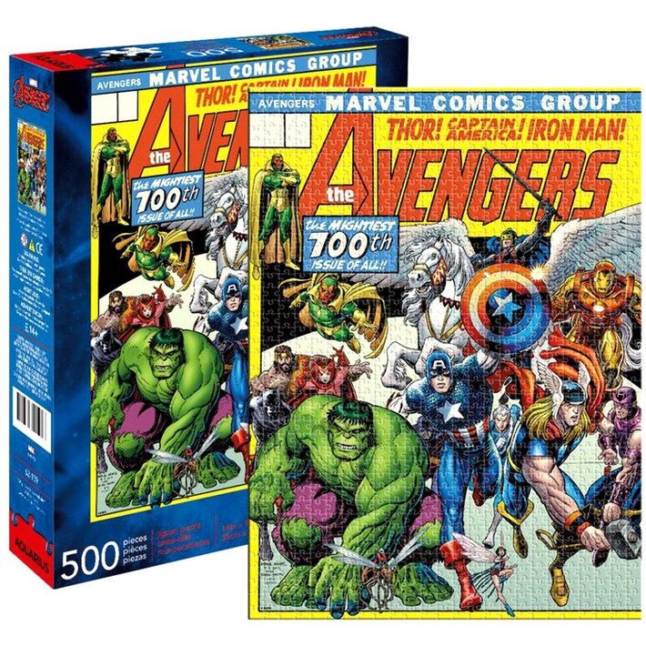 Marvel   Avengers Cover 500pc Puzzle