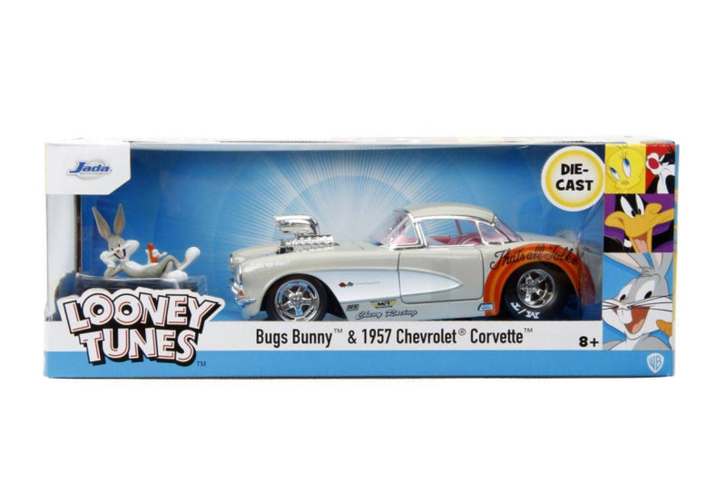 Looney Tunes - 57 Chevrolet Corvette with Bugs Bunny 1:24 Scale