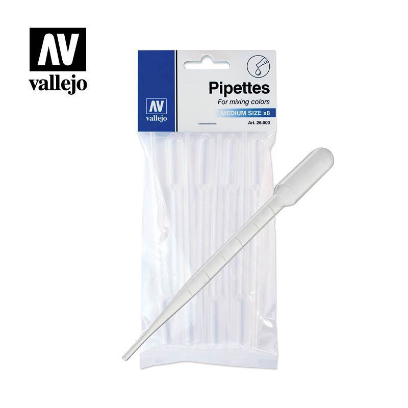 Vallejo Pipettes Medium Size 8x3ml