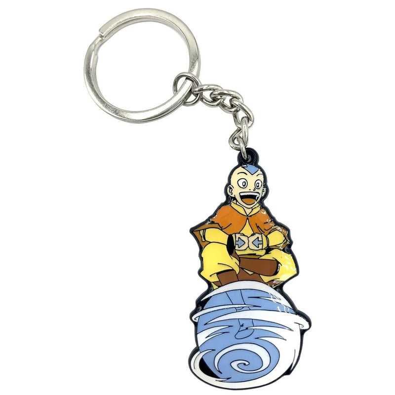 Avatar: The Last Airbender - Aang on Air Scooter Keychain