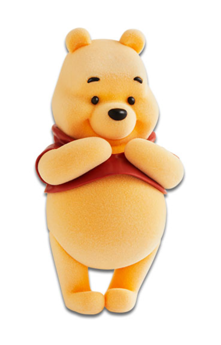 WINNIE THE POOH - FLUFFY PUFFY - POOH & EEYORE FIGURE
