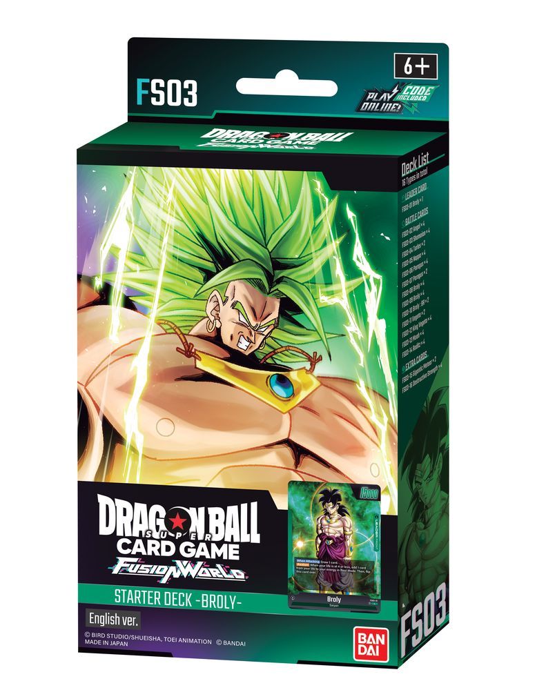 Dragon Ball Super Card Game Fusion World Starter Deck - Broly [FS03]