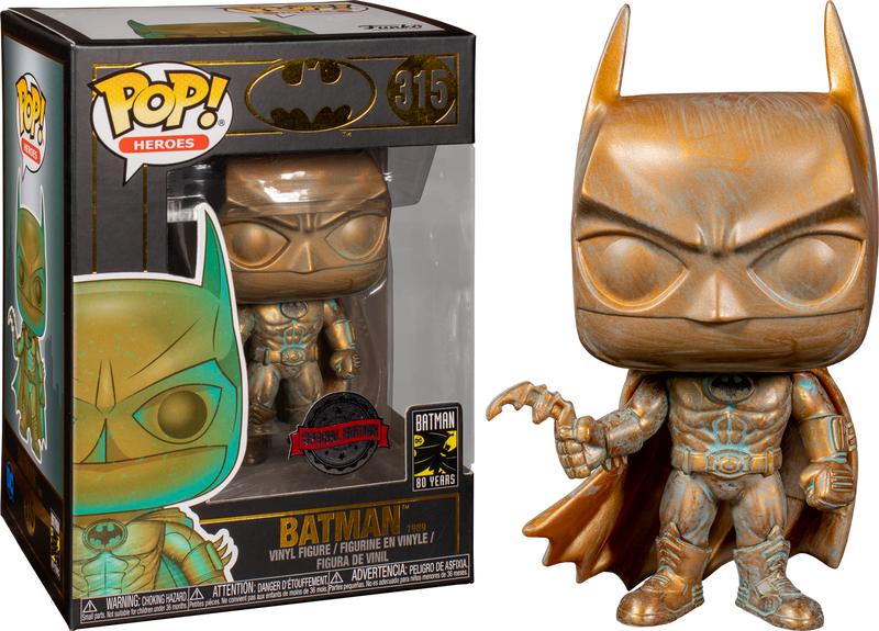 Batman 1989 - Batman Patina 80th Anniversary (US Exclusive) Pop! Vinyl Figure