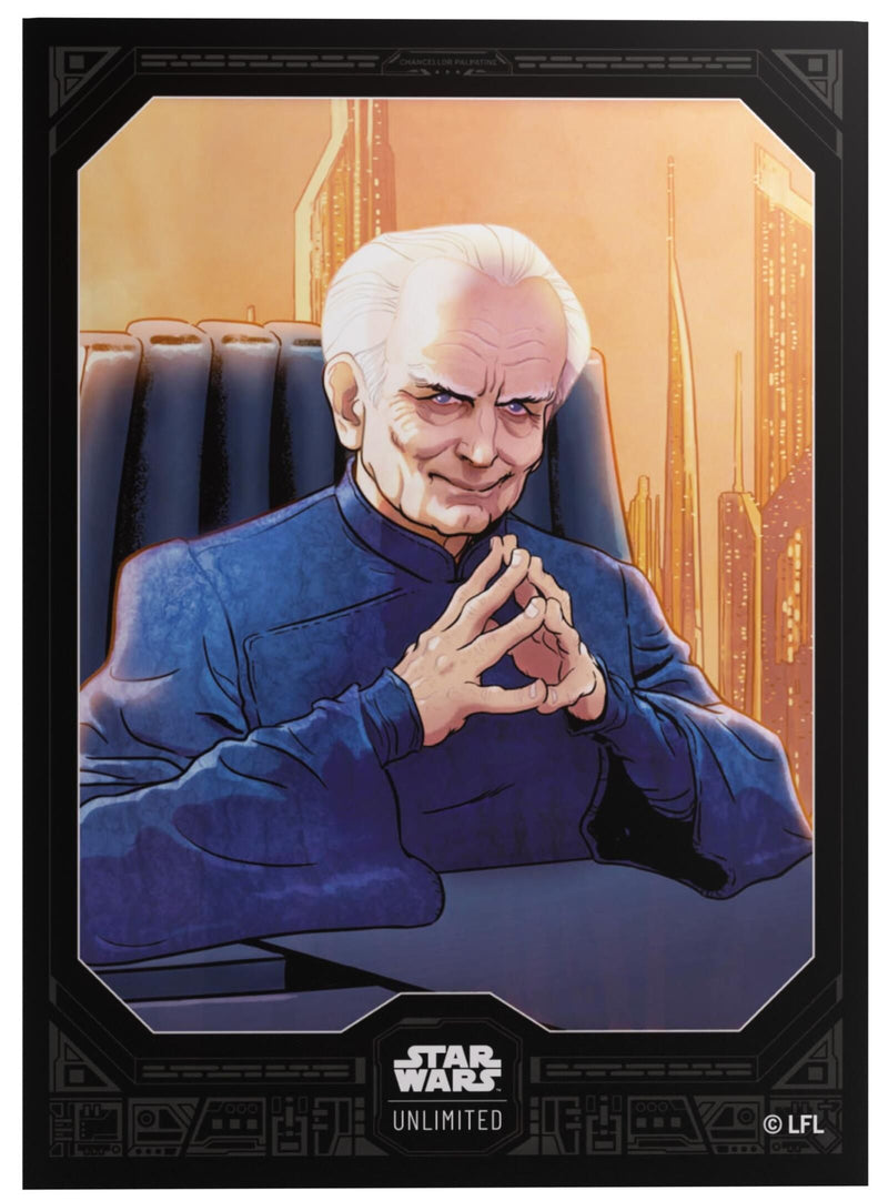 Star Wars Unlimited - Secrets of Power: Premium Art Sleeves - Set 6 Leader 1 (66mm x 92mm)