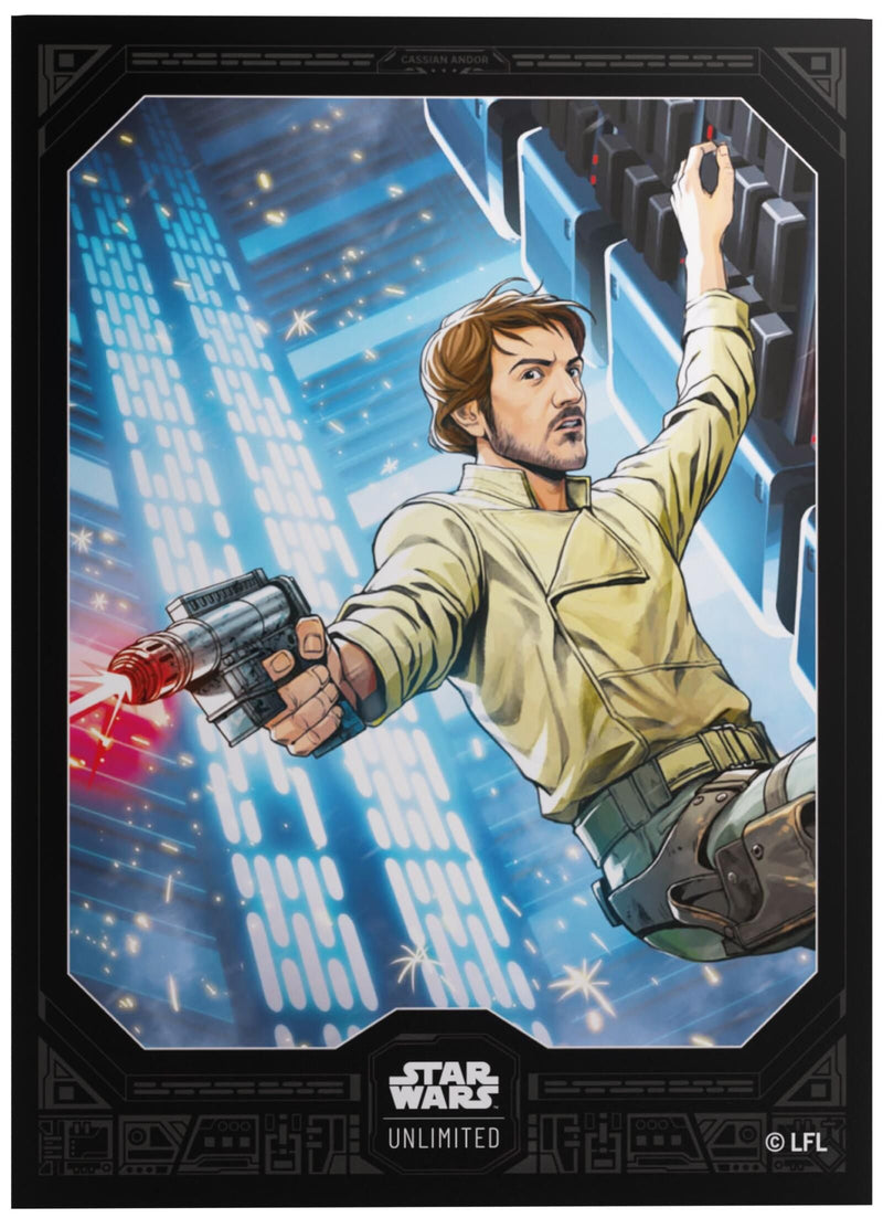 Star Wars Unlimited - Secrets of Power: Premium Art Sleeves - Set 6 Leader 4 (66mm x 92mm)