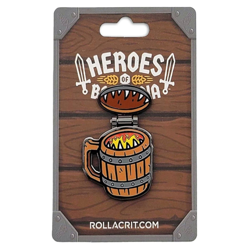 Heroes of Barcadia - Fire-Breathing Flagon Pin