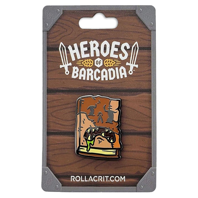 Heroes of Barcadia - Liquornomicon Pin