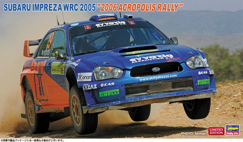 Subaru Impreza WRC 2005 (2006 Acropolis Rally) 1/24th Scale Model Kit
