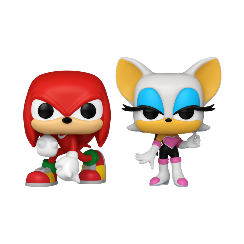 Sonic - Knuckles & Rouge (US Exclusive) Pop! Vinyl Figure 2 Pack