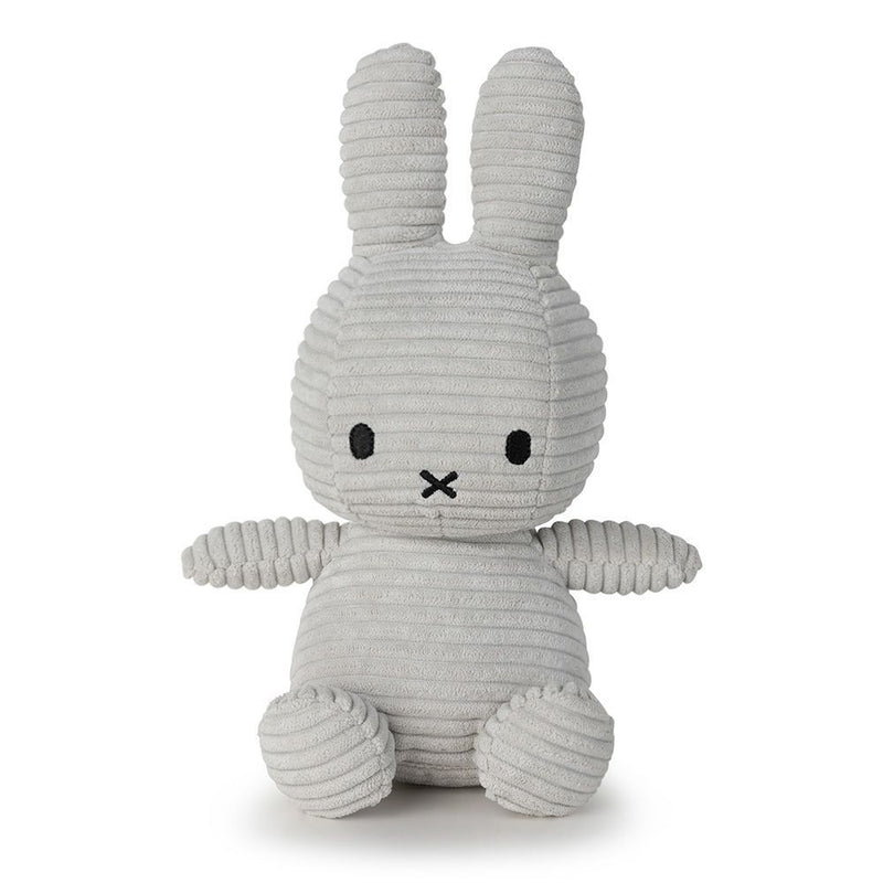 Miffy: Sitting Corduroy - Soft Grey (23 cm)