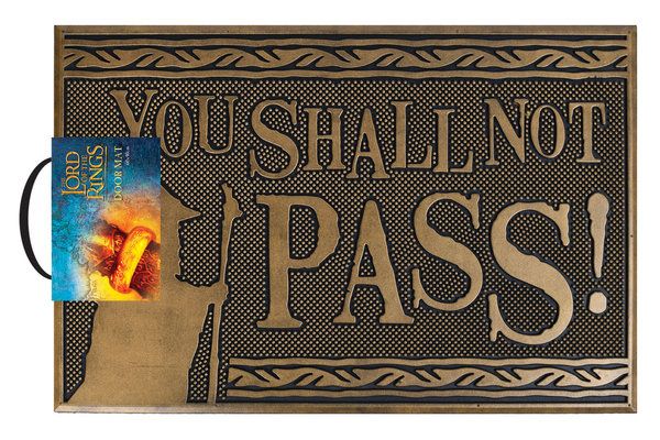 The Lord of the Rings - Shall Not Pass Doormat