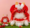 Lucky Emma: 18cm Plush Keyring - Red