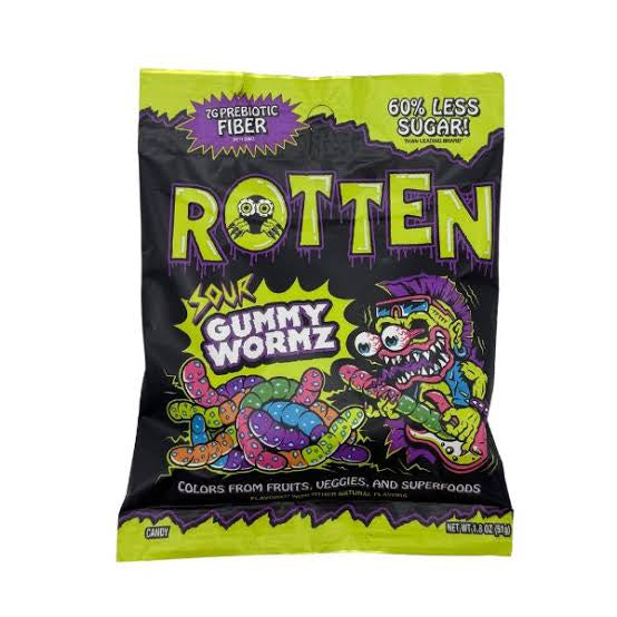 Rotten: Cruncheez - SOUR GUMMY Peg Bag (51g)