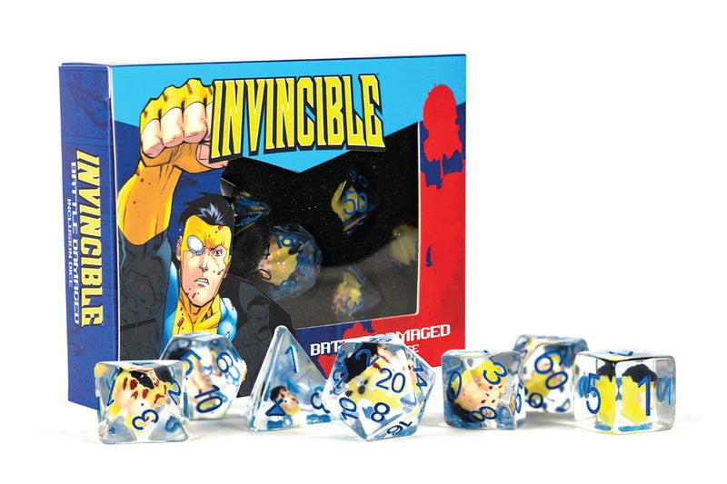 Metallic Dice Games – Invincible Bloody Variant Dice Set