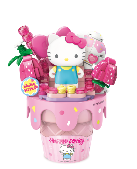 Keeppley: Strawberry Crispy Cone Brick Kit