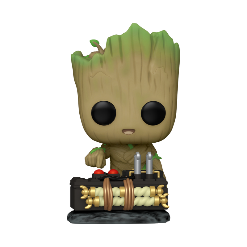 Guardians of the Galaxy - Groot wth Button Pop! Vinyl Figure (WonderCon 23 Exclusive)