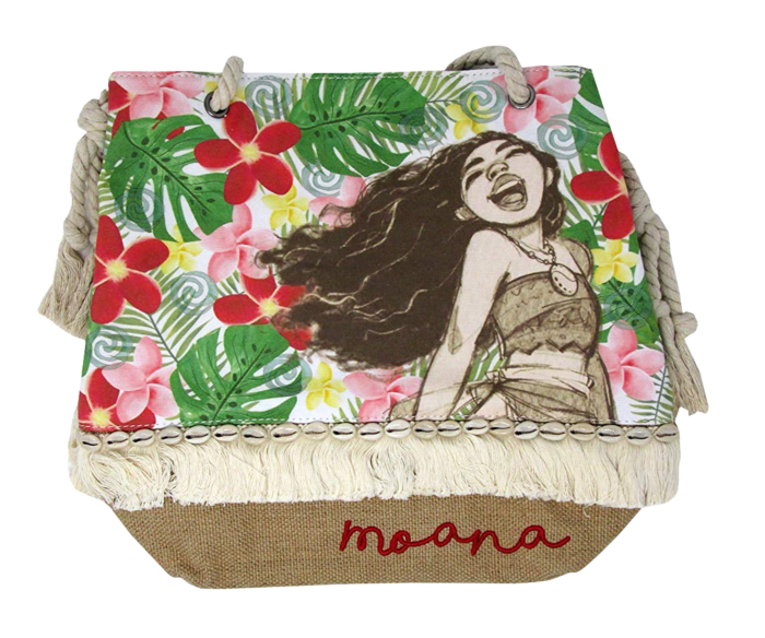 Moana - Sketch Print Burlap Tote