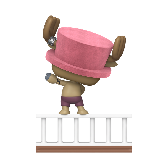 One Piece - Chopper (Straw Hat Pirates) Build-A-Scene Flocked (US Exclusive) Pop! Vinyl Figure