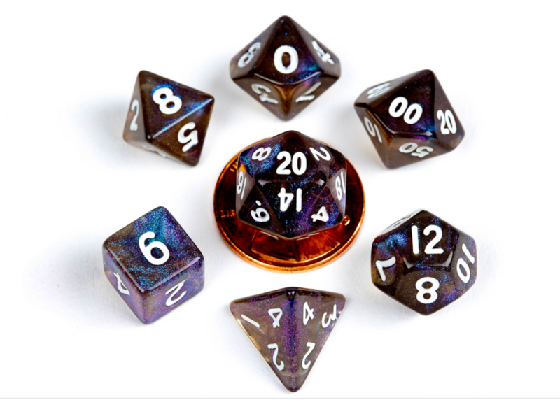 MDG - Mini Polyhedral Dice Set: Stardust Galaxy