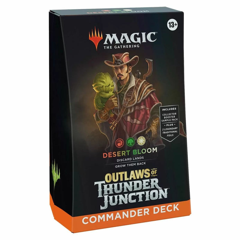 Magic the Gathering - Outlaws of Thunder Junction Commander Deck: Desert Bloom