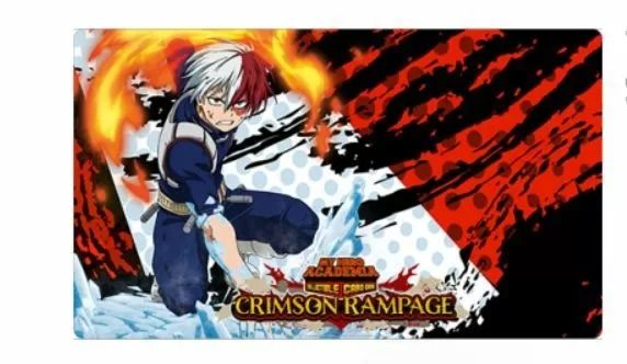 My Hero Academia Collectible Card Game - Crimson Rampage: Todoroki Playmat