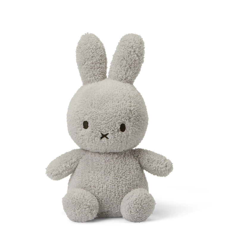Miffy: Sitting Terry - Light Grey (33cm)
