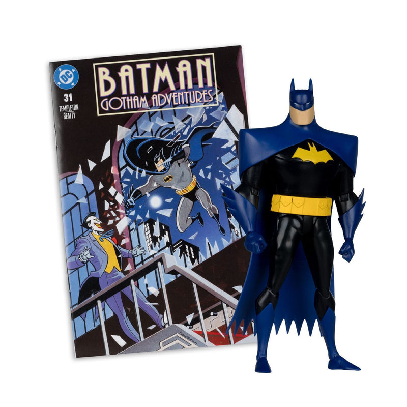 DC Direct - Batman (Batman: Gotham Adventures #31) Page Punchers 7 Inch Action Figure with Comic