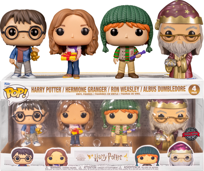 Harry Potter - Holiday (US Exclusive) Pop! Vinyl Figure 4 Pack