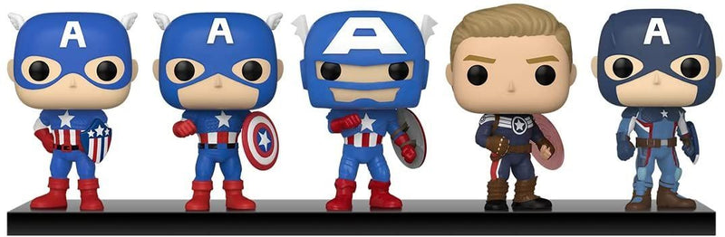 Captain America - Year of the Shield Pop! Vinyl 5 Pack