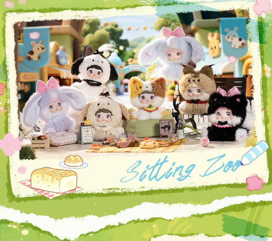 Nommi: Sitting Zoo Series Plush Blind Box (Single)
