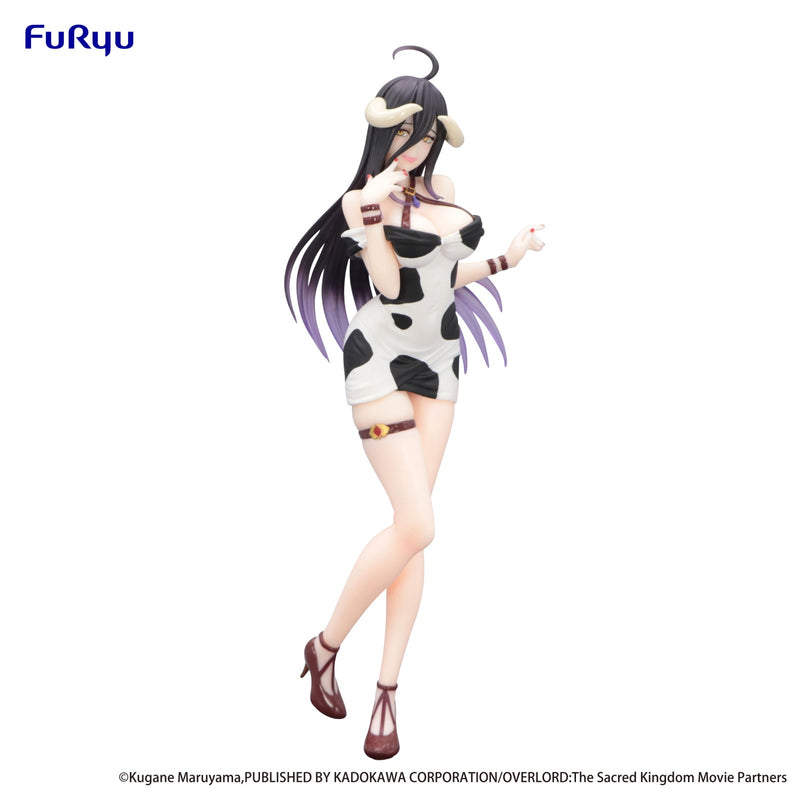 Overlord: Trio Try It Figure Albedo Mini Dress Cow Pattern Version