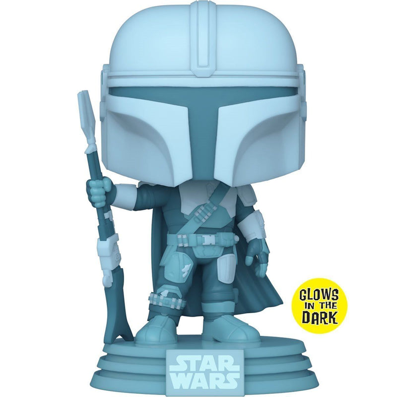 Star Wars: The Mandalorian - Mandalorian Hologram Glow (US Exclusive) Pop! Vinyl Figure