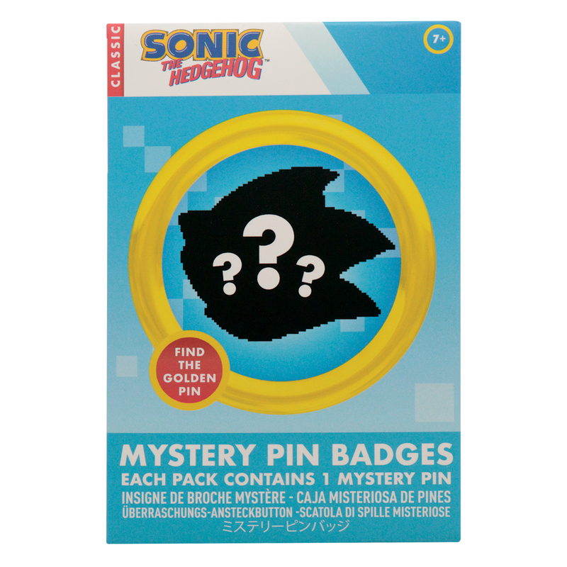 Sonic The Hedgehog - Mystery Pin Badge (Single)