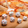 Q Workshop - Pizza - Pepperoni Dice Set 7