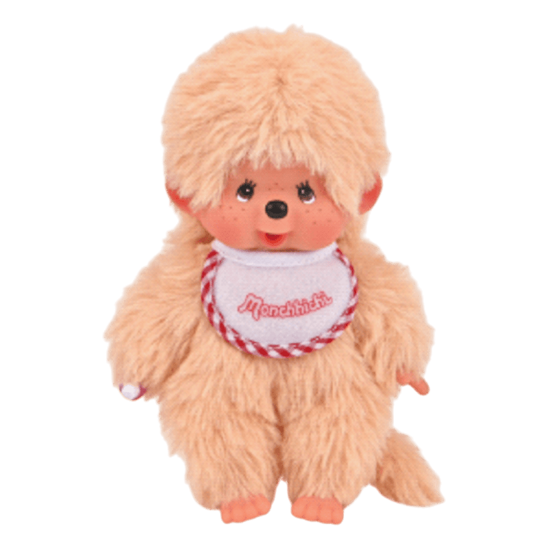 Monchhichi - Beige Beanie Boy Plush Toy