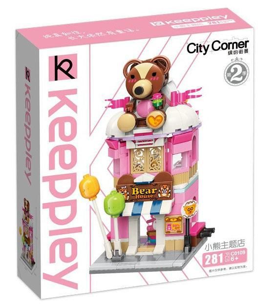 Keeppley: City Corner Kit - Teddy Bear Store
