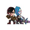 YouTooz: Arcane - VI AND JINX Vinyl Figure