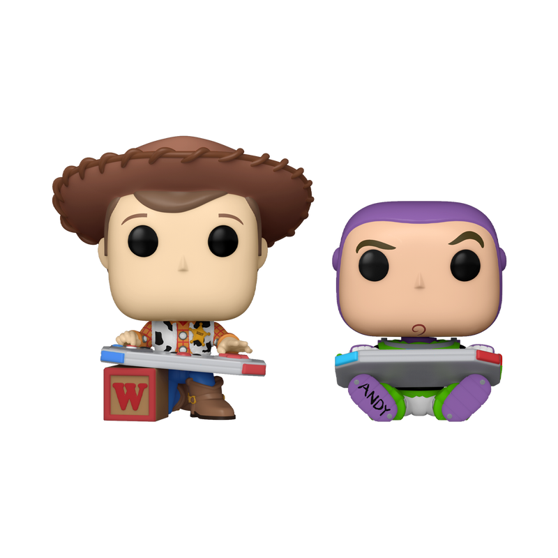 Toy Story - Woody & Buzz Gaming Pop! Vinyl Figure 2 Pack (C2E2 2024 Exclusive)