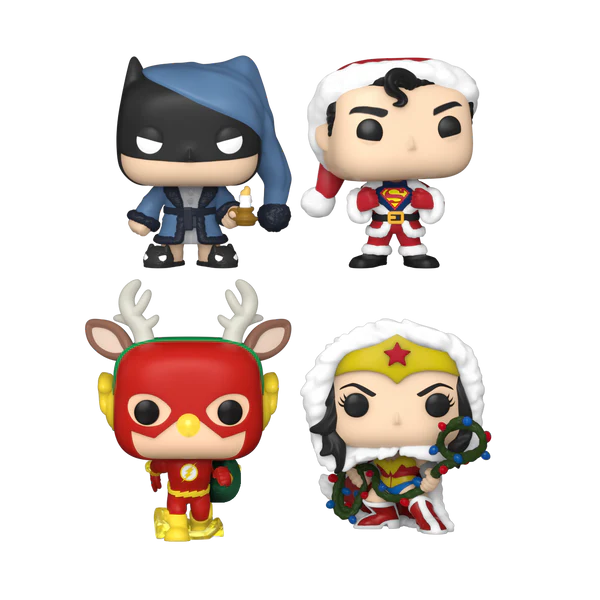 DC - Tree Holiday Box Pocket Pop! 4P Pack