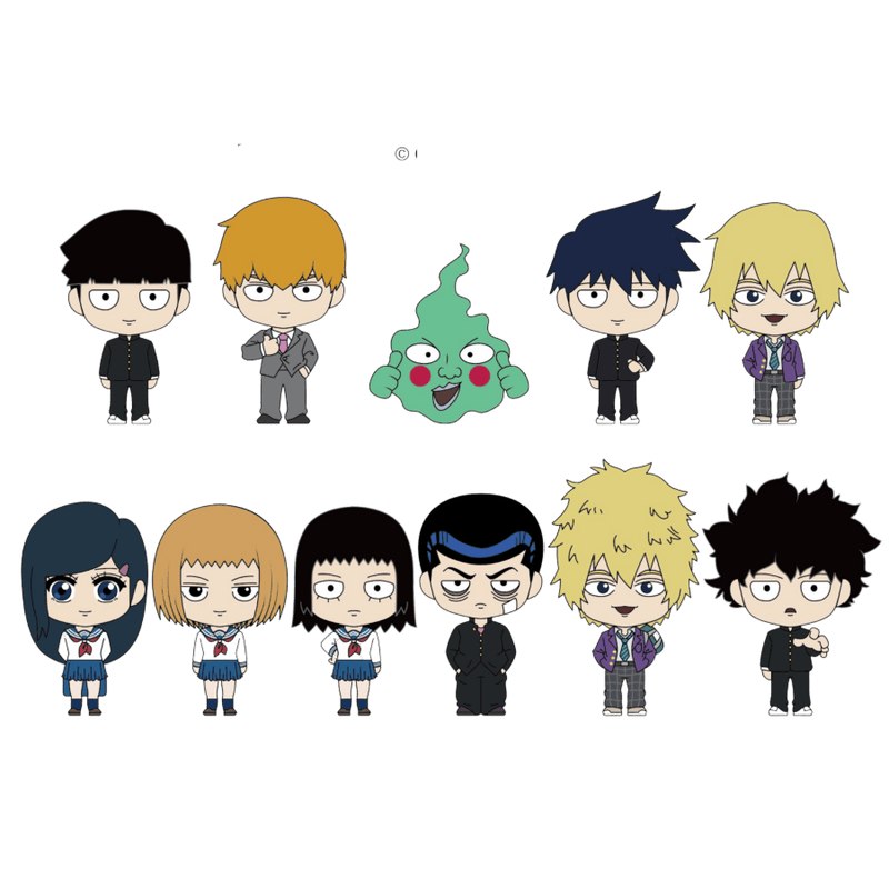 Mob Psycho 100 - 3D PVC Foam Bag Clips Series 1 Blind Bag (Single)