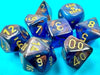 Chessex – Lustrous Polyhedral Azurite/Gold