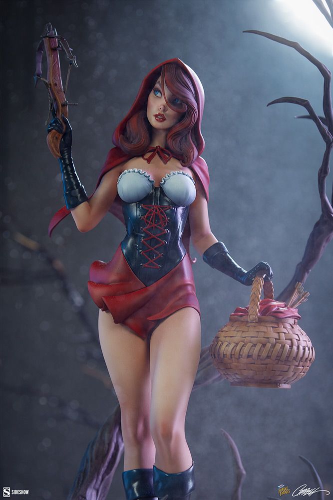 Fairytale Fantasies - Red Riding Hood Statue