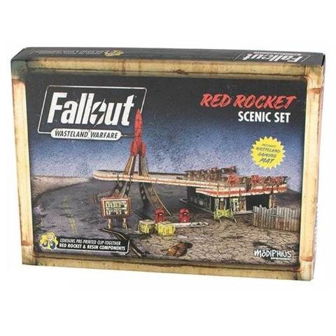 Fallout Wasteland Warfare Red Rocket Scenic Set