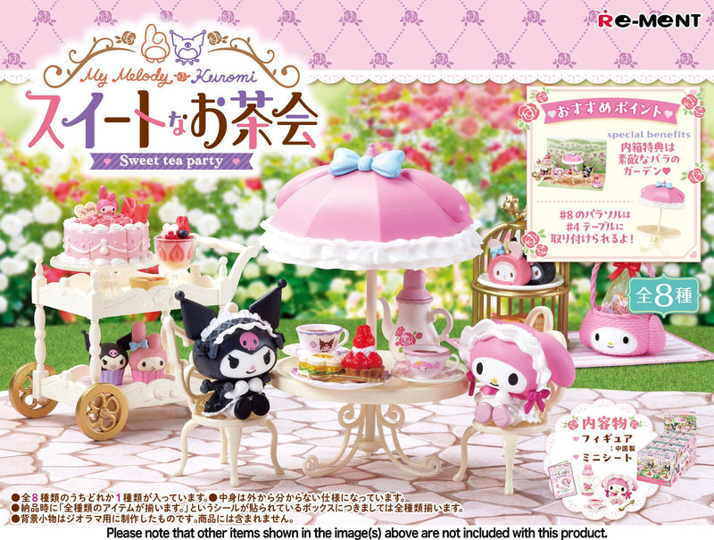 Re-Ment: Sanrio - My Melody Kuromi Sweet Tea Party Series Blind Box (Single)