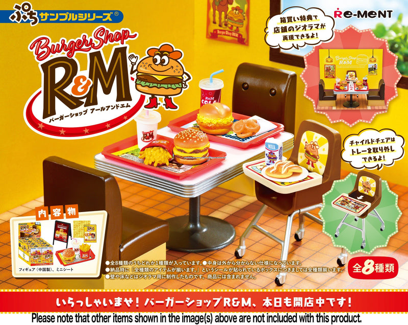 Re-Ment: Petite Sample: Burger Shop R&M Series Blind Box (Single)